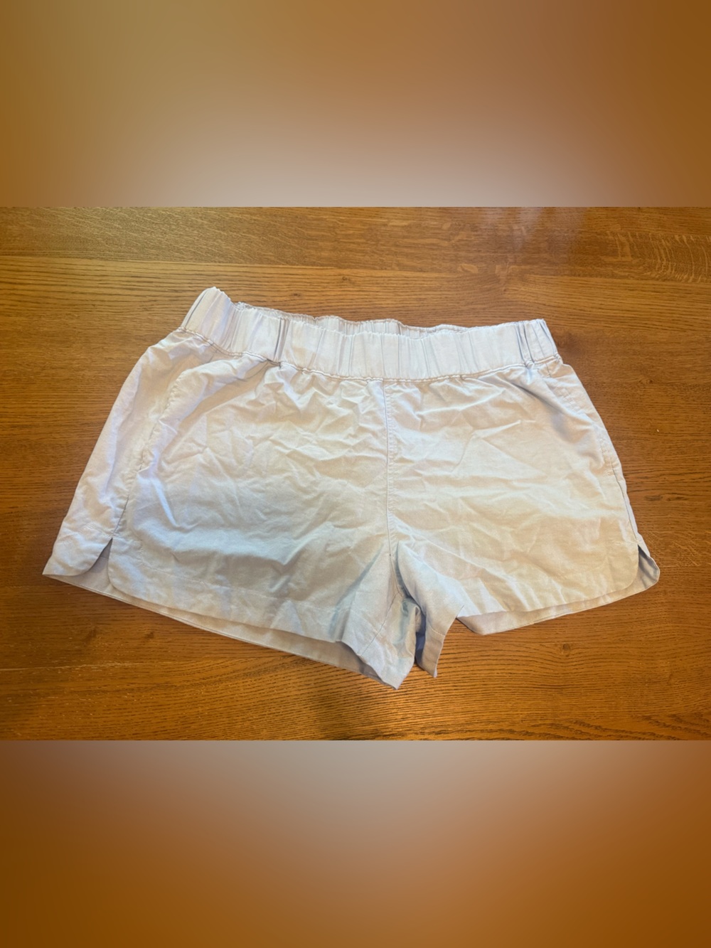 AYR Staycation Shorts 100% Cotton Light Blue Size 1X
